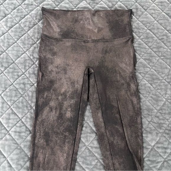Spanx Leggings Women Small Faux Leather Look At Me Now Set Of 2 Black Shaping F - Picture 3 of 10